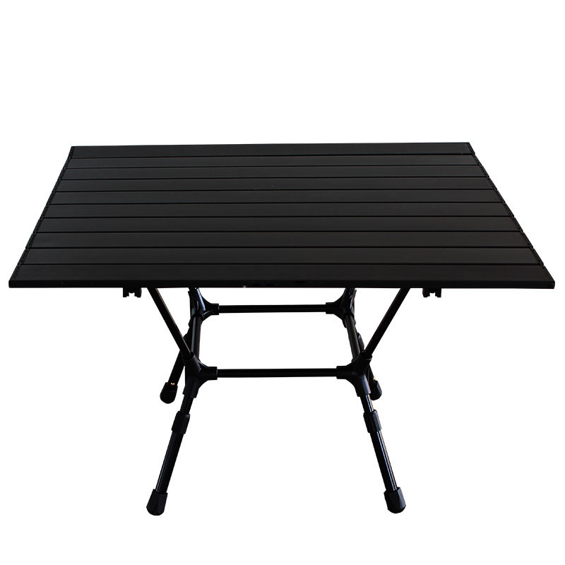 Adjustable Folding Camping Table na may 3 Taas