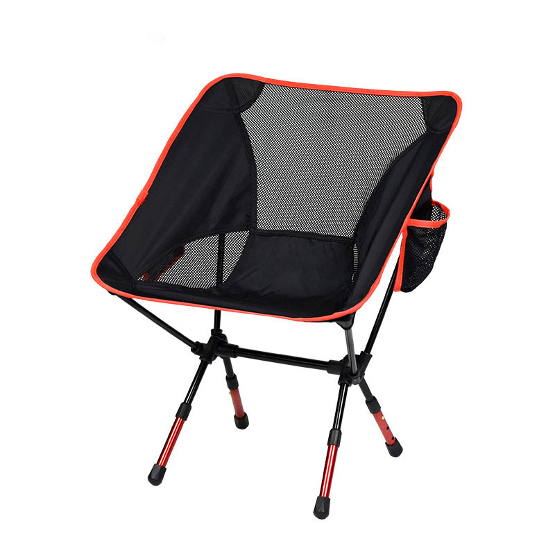 Folding Camping Chair na may Side Pocket