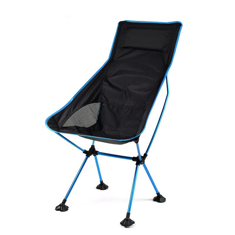 High Back Folding Chair na may Malaking Paa